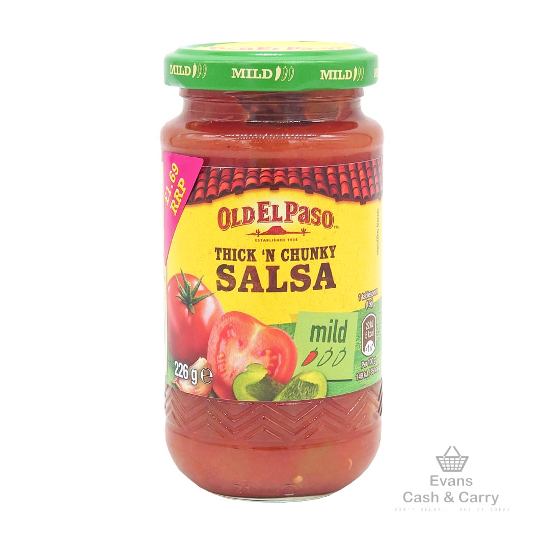 (BBE 03/25) Old El Paso Chunky Salsa (226g) (£1.50 each or 2 for £2.40)