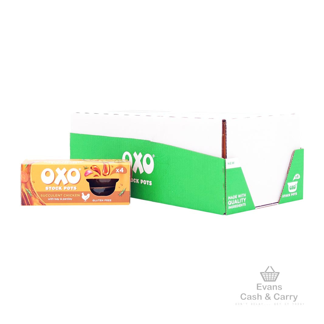 CASE of (BBE 03/24) OXO Stock Pots - Succulent Chicken (10x4x20g)