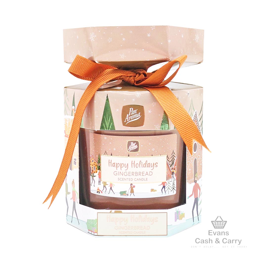 Pan Aroma Happy Holidays Gingerbread Scented Candle