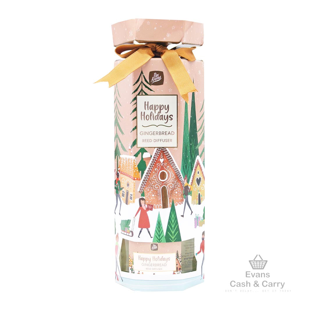 Pan Aroma Happy Holidays Gingerbread Reed Diffuser