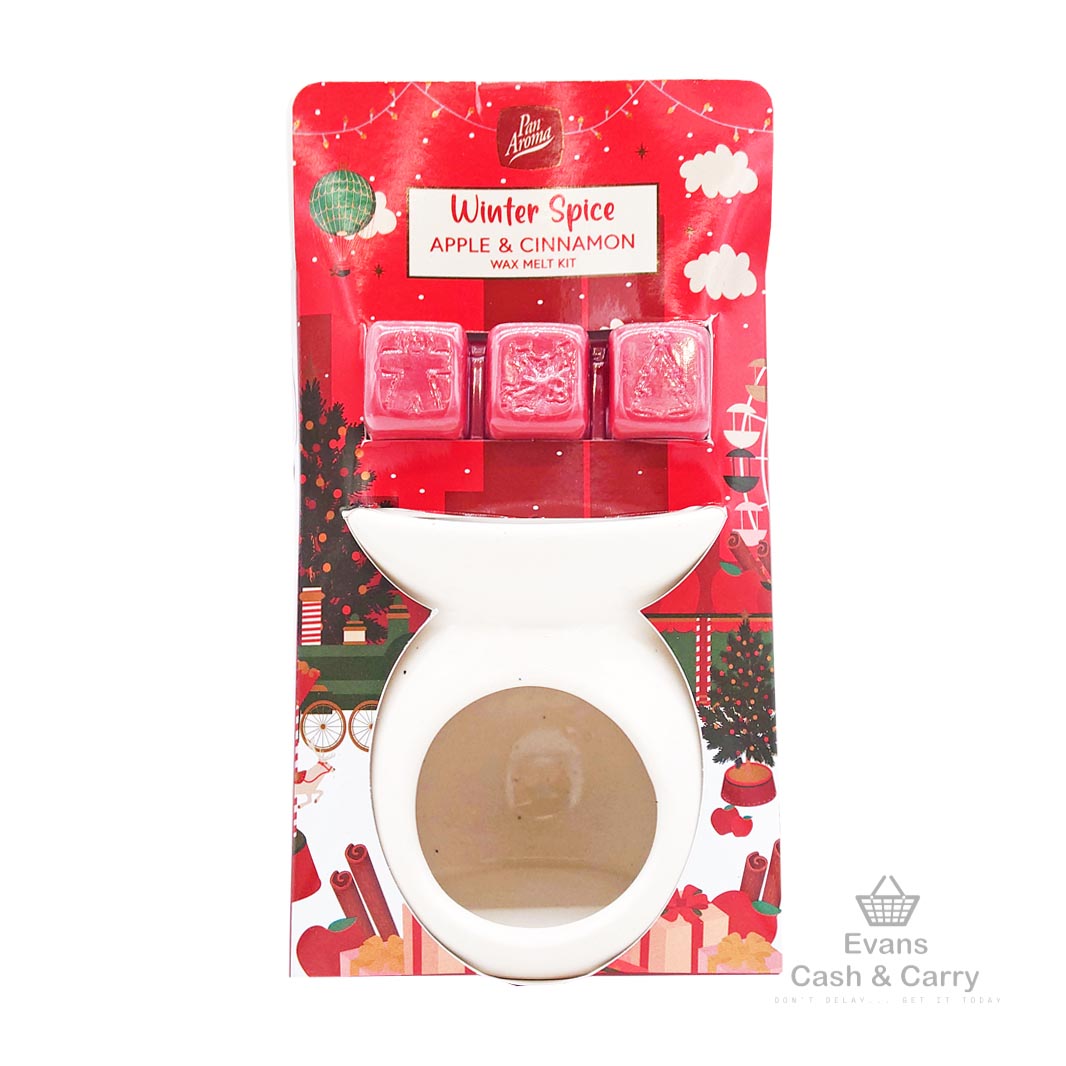 Pan Aroma Winter Spice Apple & Cinnamon Wax Melt Kit