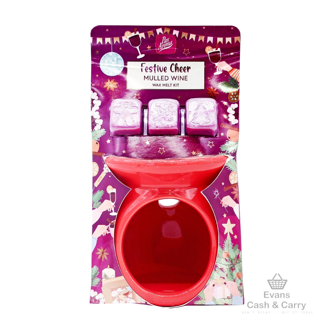 Pan Aroma Festive Cheer Mulled Wine Wax Melt Kit