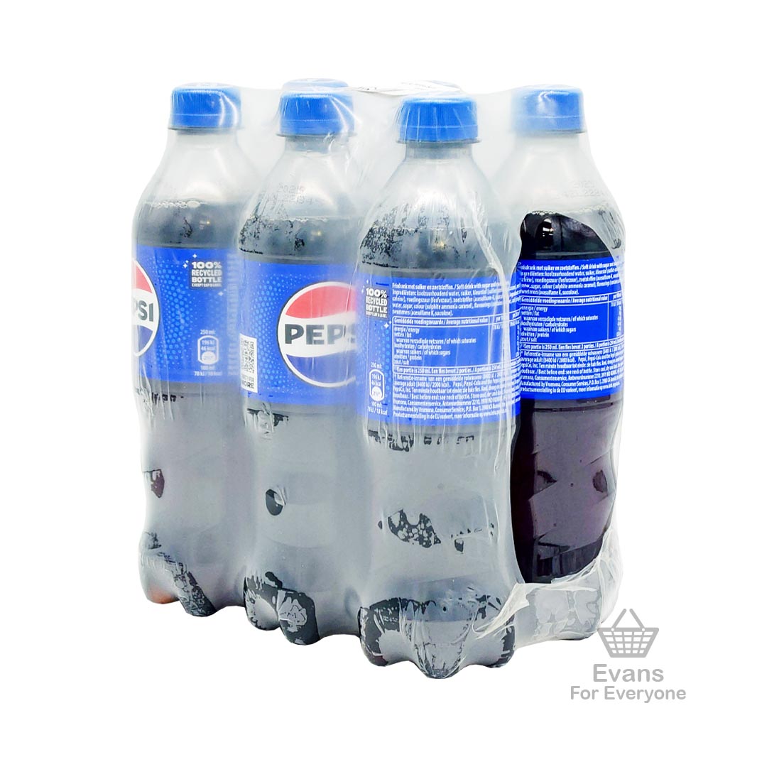 (BBE 02/25) Pepsi Regular Bottles 6pk (6x500ml) (£3.90 each 2 for £7)