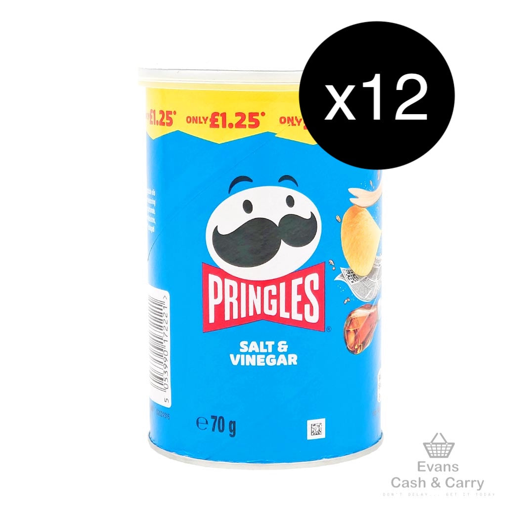 (BBE 05/10/24) CASE OF Salt & Vinegar Pringles (12x70g)