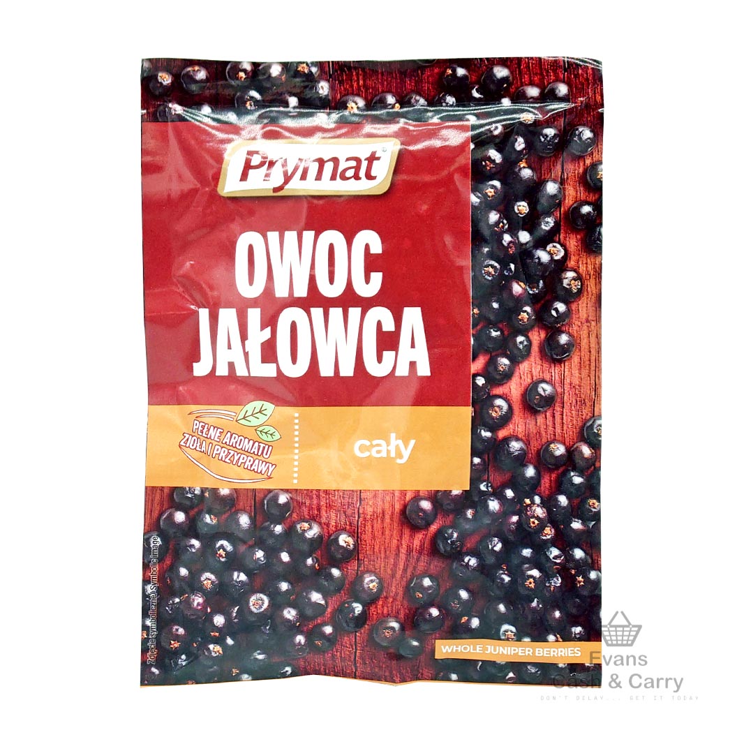 (BBE 10/26) Prymat Owoc Jałowca Cały - Whole Juniper Berries  (15g)