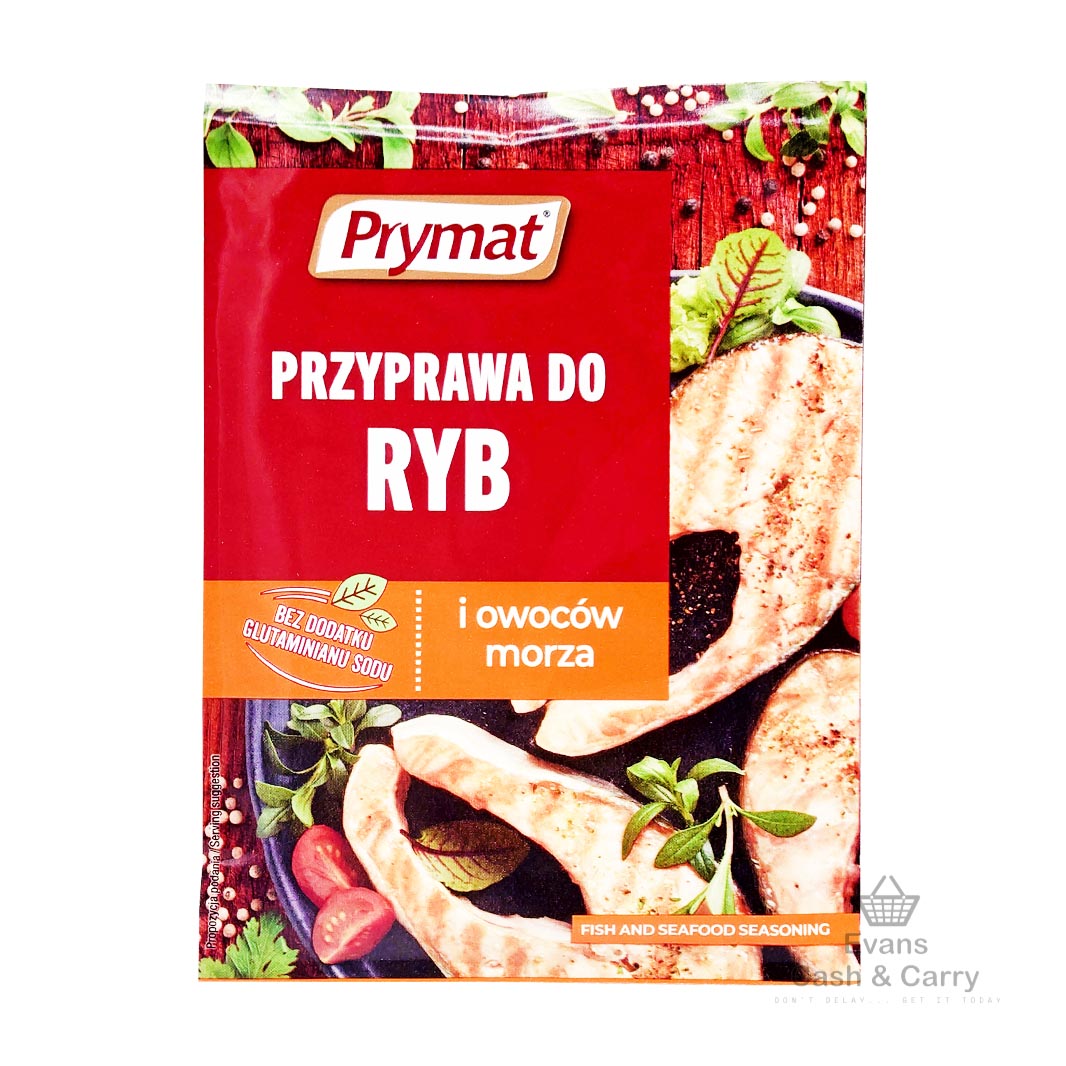 (BBE 01/26) Prymat Przyprawa Do Ryb i Owoców morza - fish and seafood seasoning (20g)