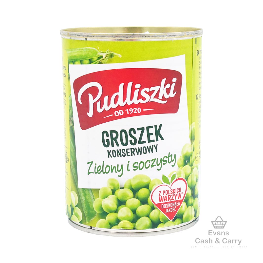 (BBE 02/07/25) Pudliszki - Groszek - Green Peas (400g)