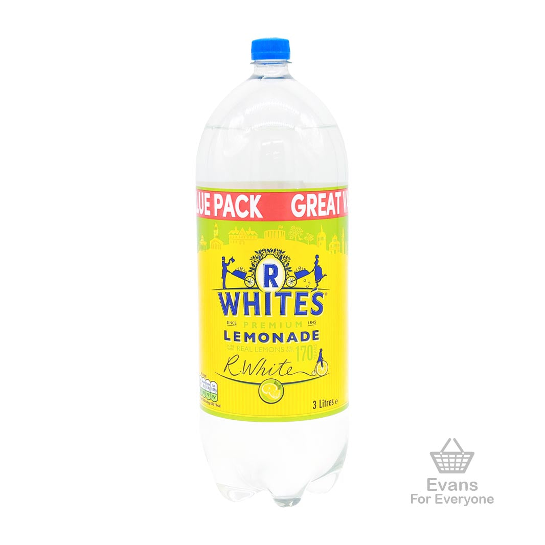 (BBE 11/24) 3L R White Lemonade Bottle (£1.20 each or 2 for £2.20)