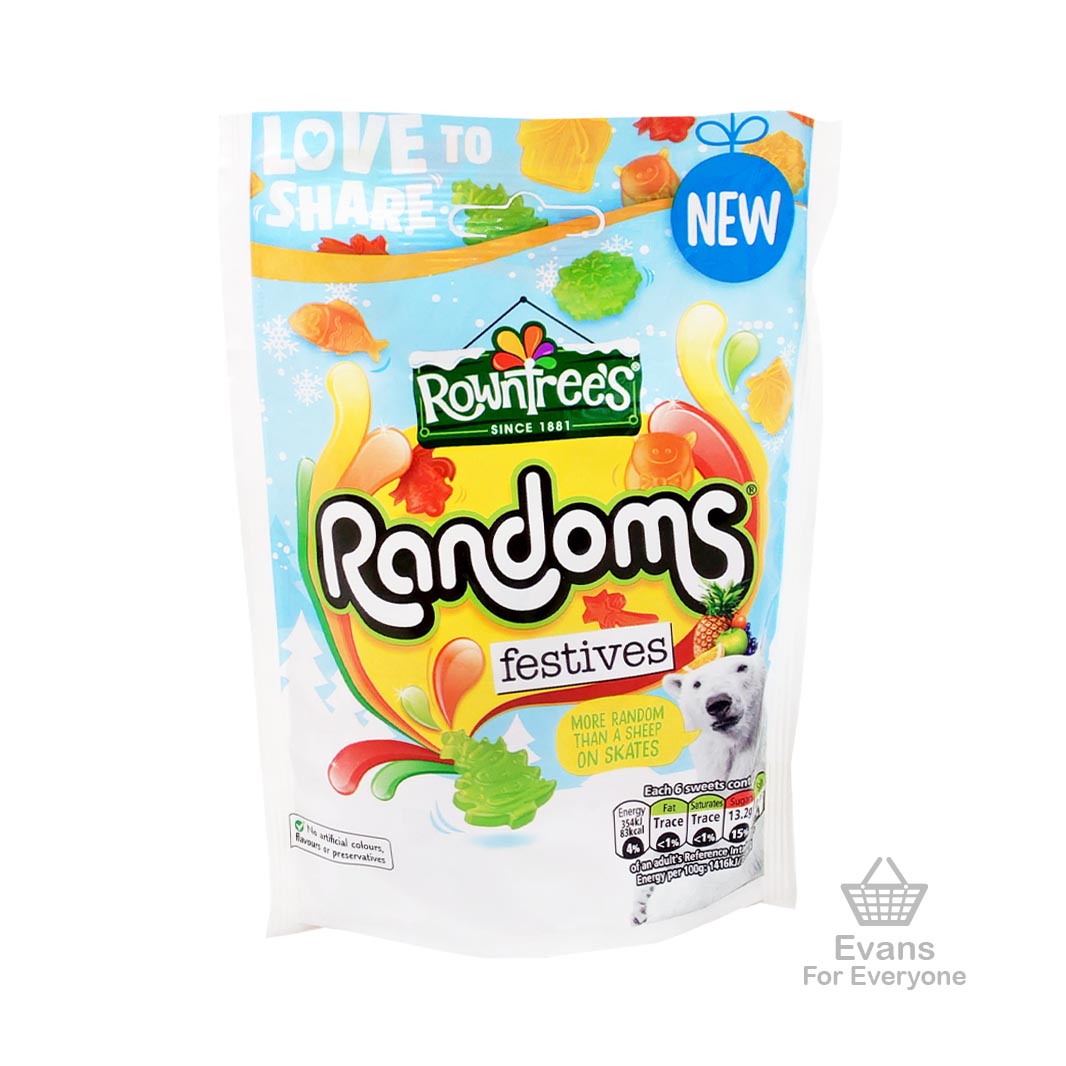 (BBE 09/25) Rowntrees Festive Randoms (130g) (80p each 5 for £3.50)