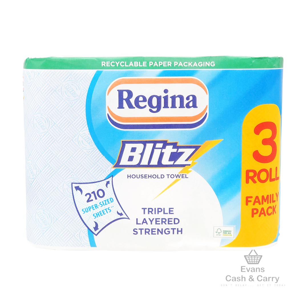 Regina Blitz Household Towel (3 pack)