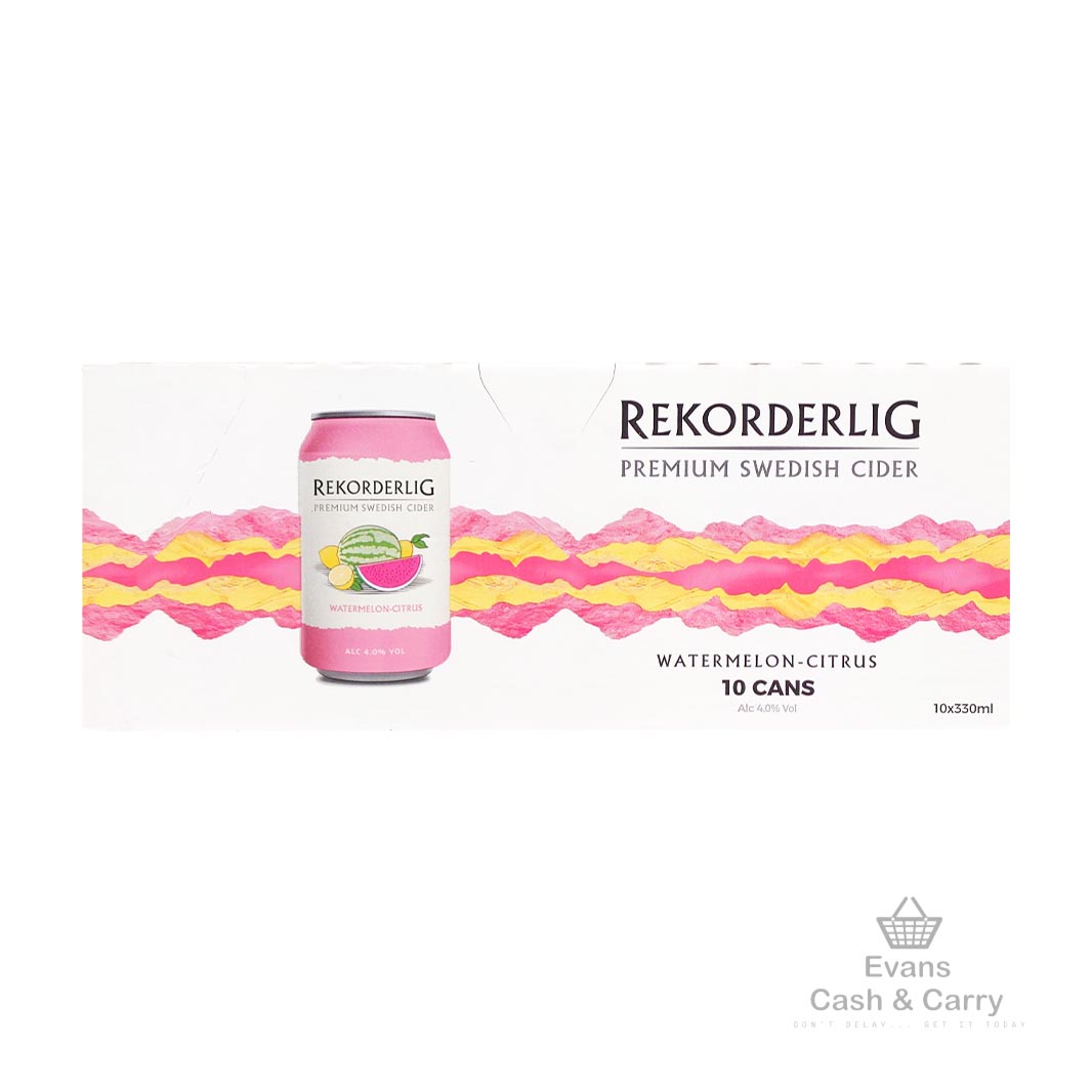 (BBE - 23/01/24) Rekorderlig Watermelon Citrus (10x330ml)