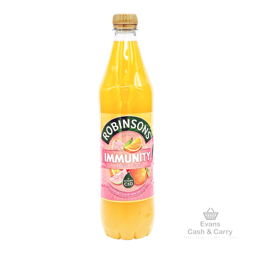 (BBE - 09/24) Robinsons Immunity Orange & Guava Squash (750ml) (£1 each or 2 for £1.80)