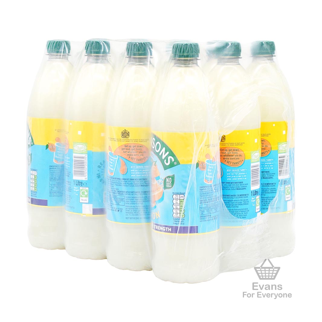 (BBE 04/25) CASE of Robinsons Double Strength - Lemon (12x1L)