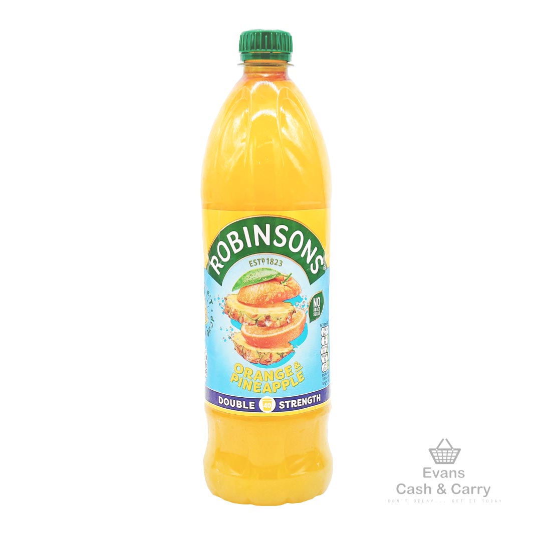 (BBE 31/03/25) Robinsons Double Strength Orange & Pineapple Squash (1L)