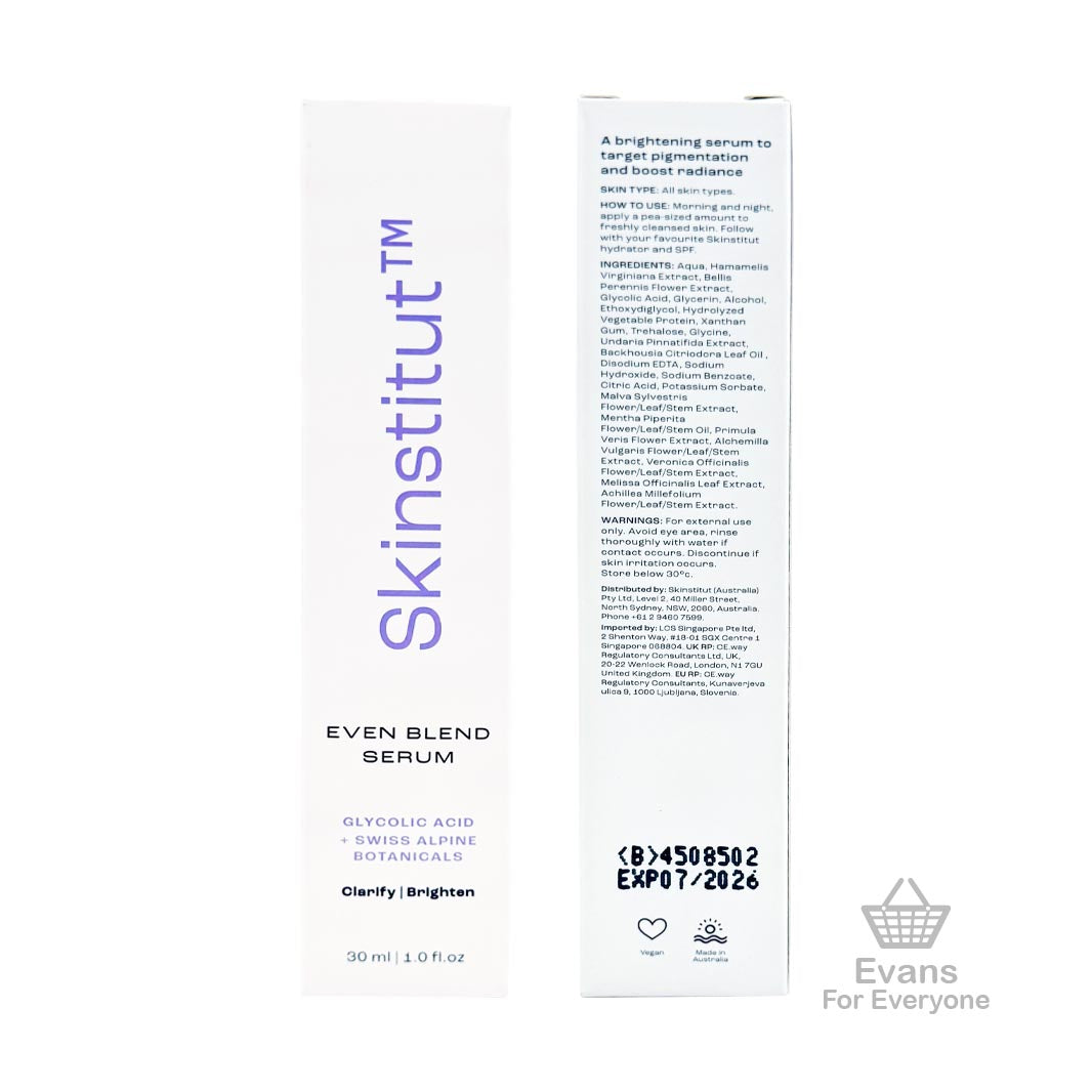 (EXP 07/26) Skinstitut Even Blend Serum (30ml)