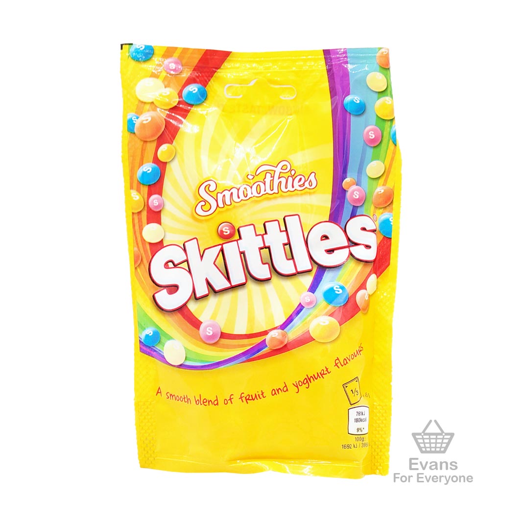 (BBE 03/12/24) Skittles Smoothies (136g) (£1 each or 2 for £1.80)