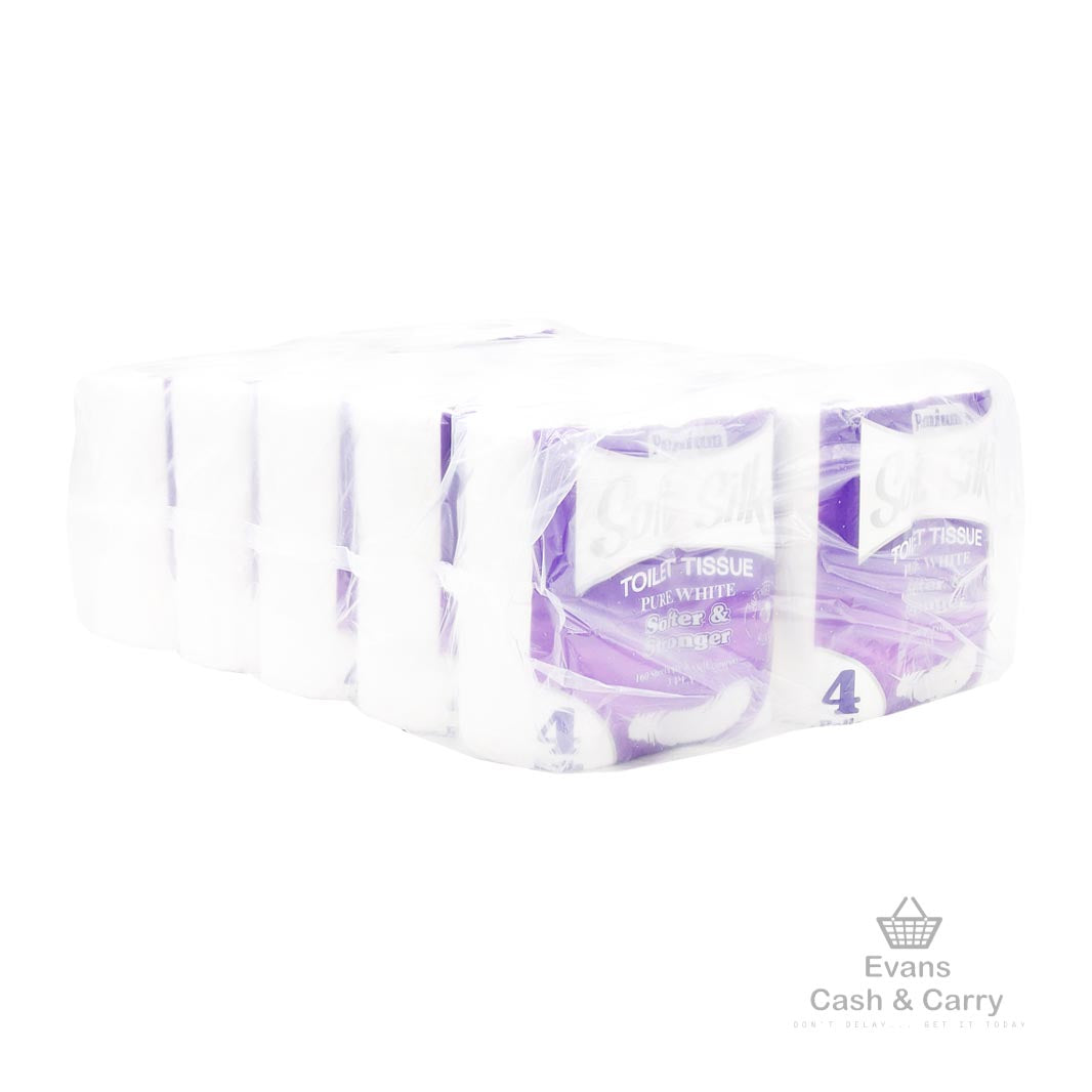 CASE of Soft Silk Toilet Roll (10x4pk)