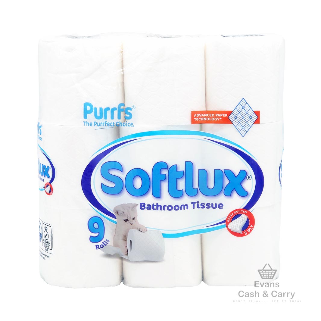 Softlux Toilet Roll (9 Rolls)