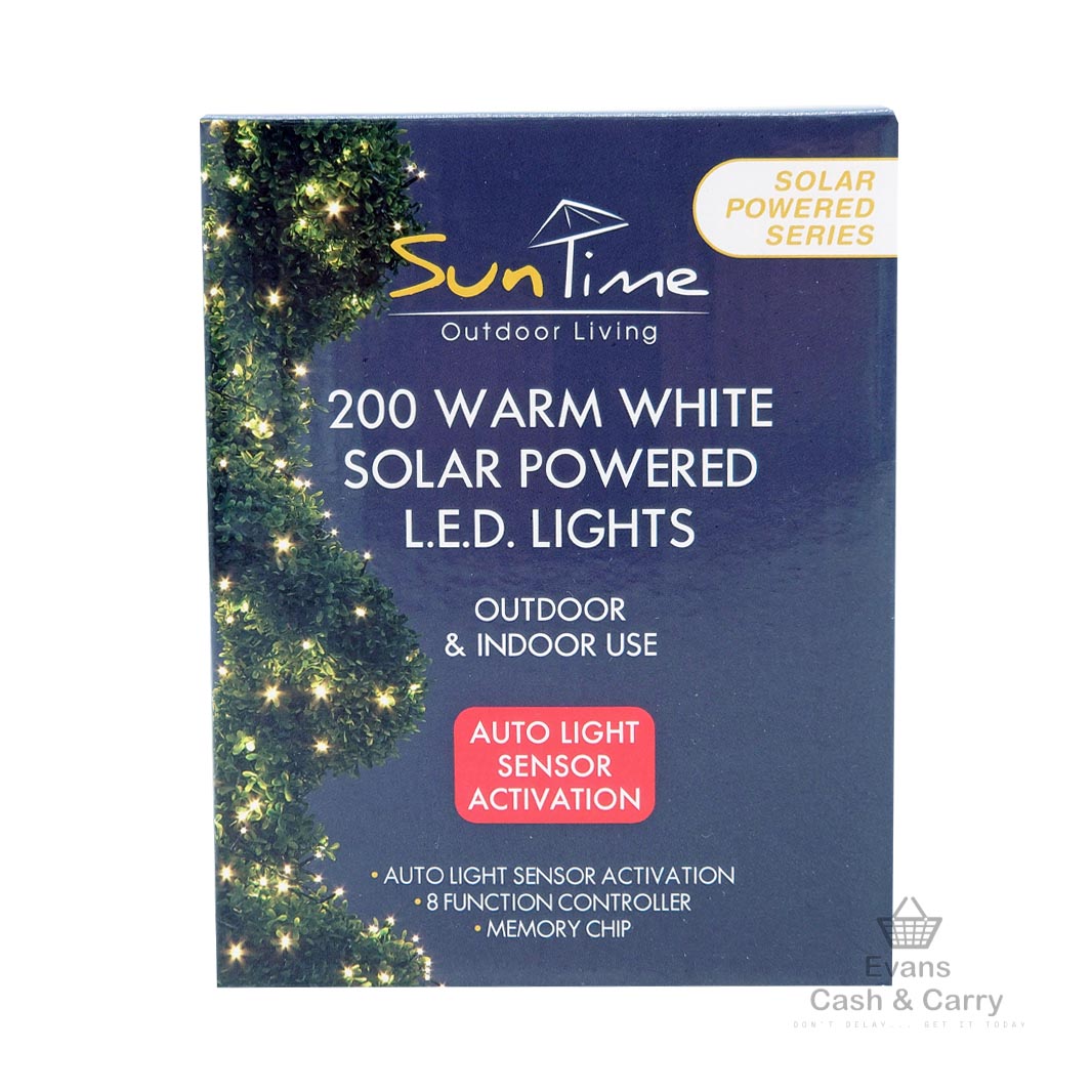 200 Solar Lights - Warm White