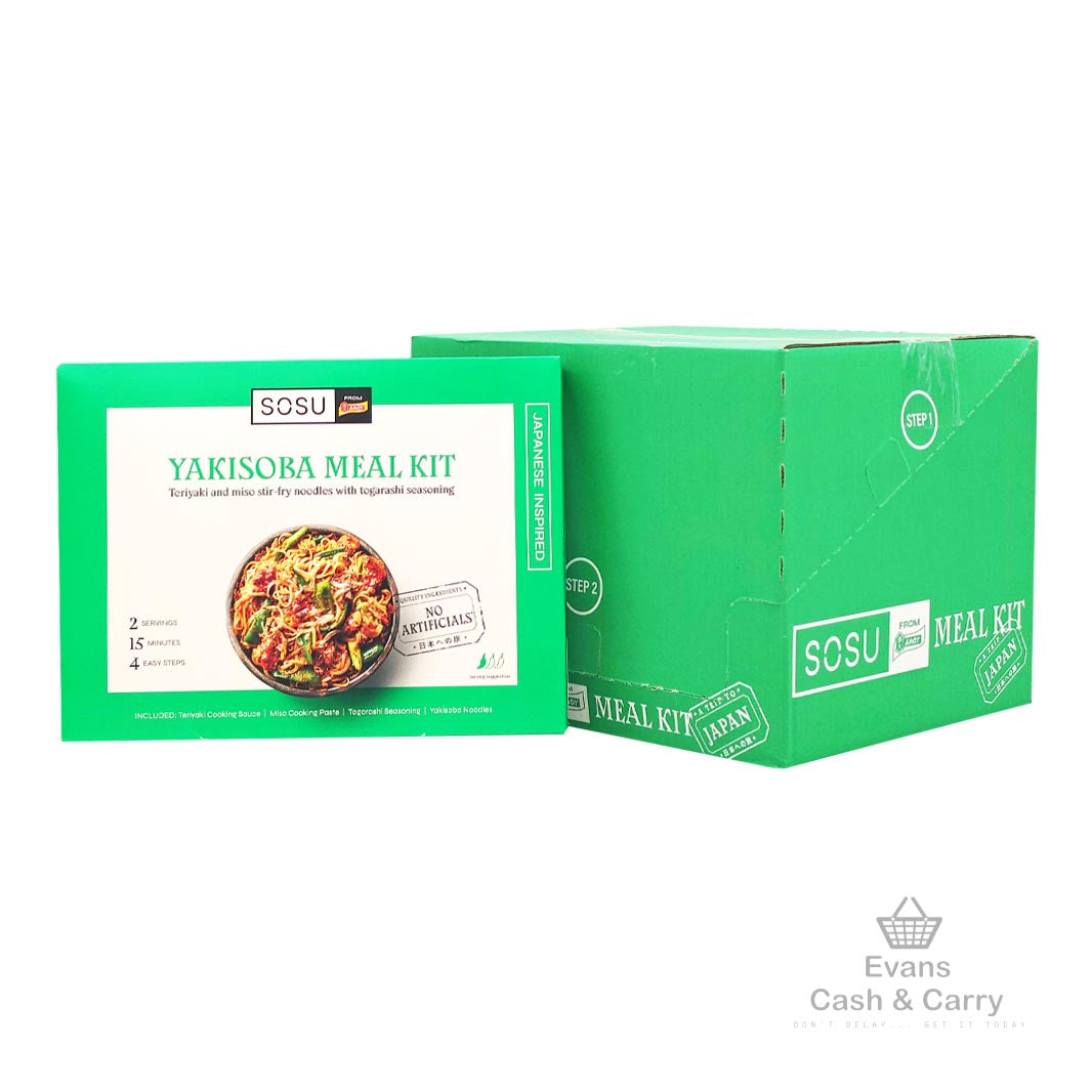 (BBE 10/23) CASE of Sosu Yakisoba Meal Kit (8x237g)