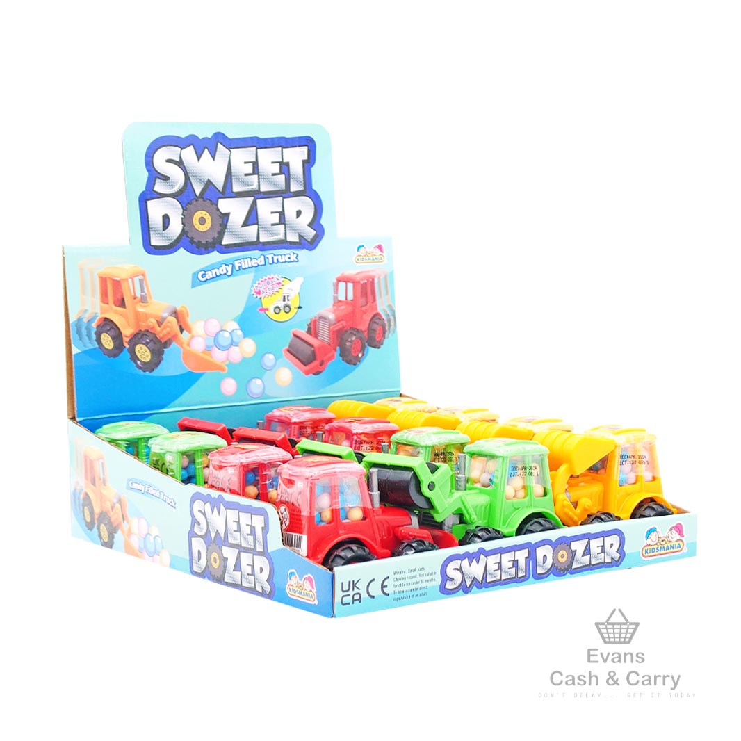 (BBE 04/24) CASE of Sweet Dozer - Candy Filled Truck (12x5g)