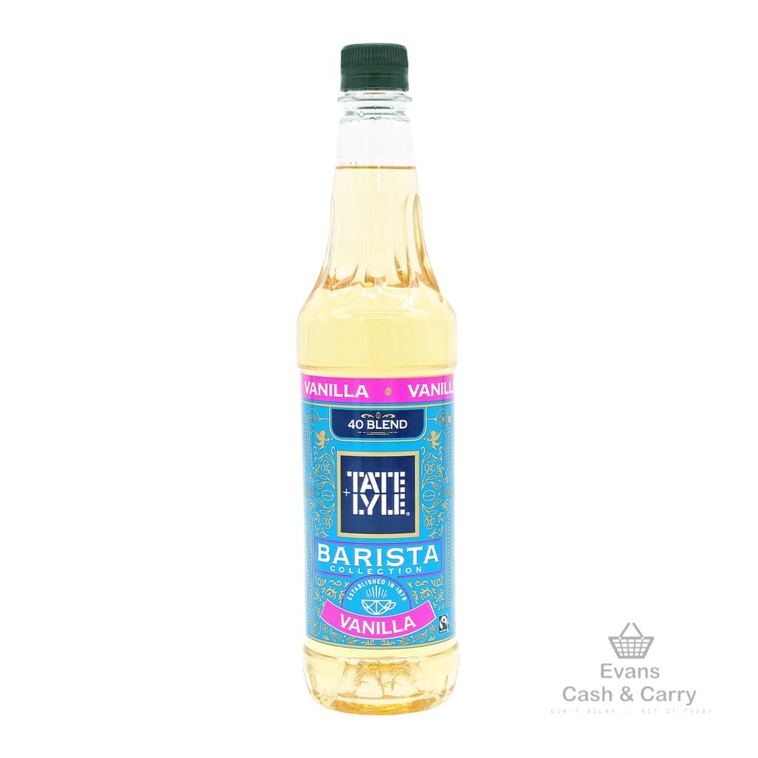 (BBE 30/04/24) Tate & Lyle Vanilla Syrup (750ml) (£1.50 or 2 for £2.50)