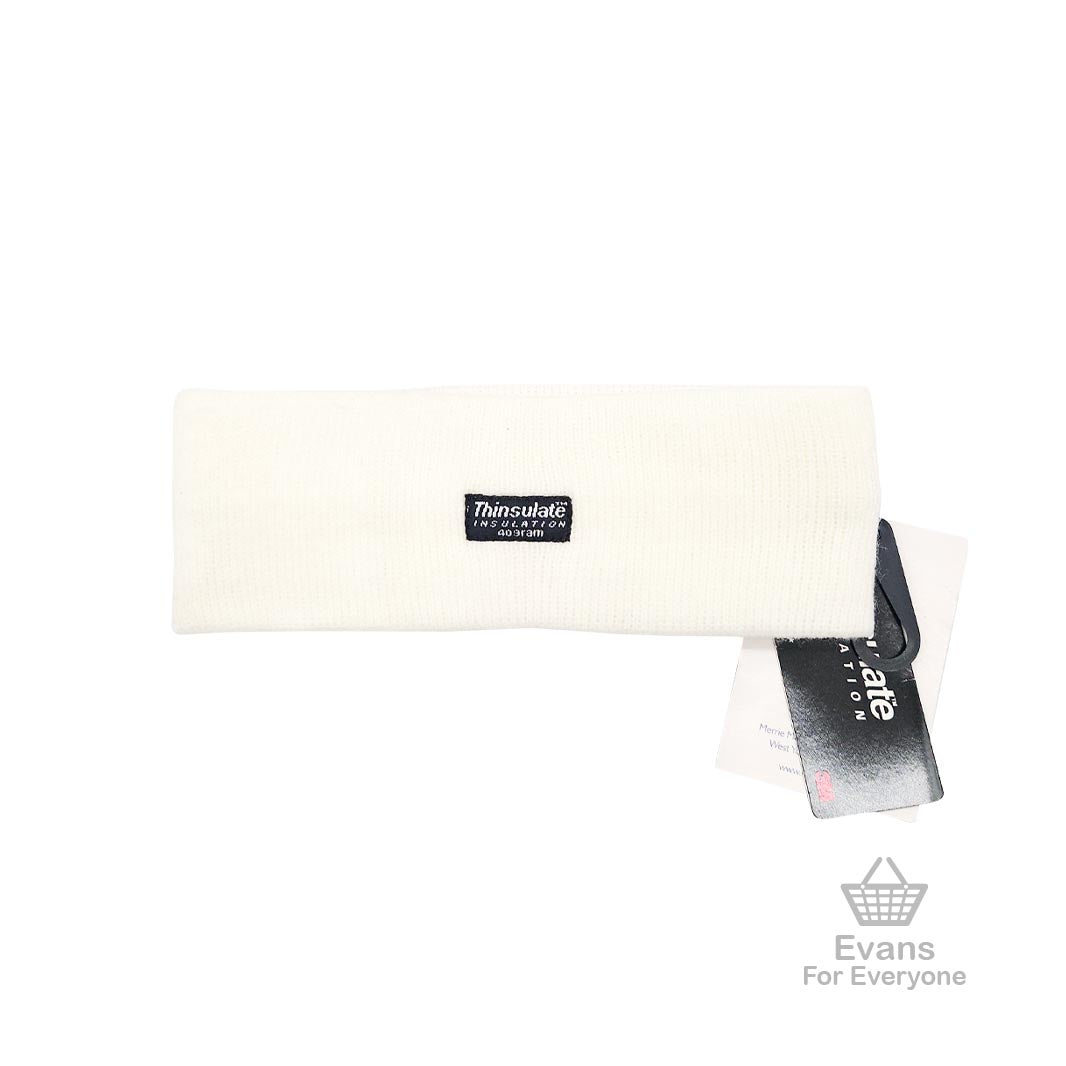 Thinsulate headband - white