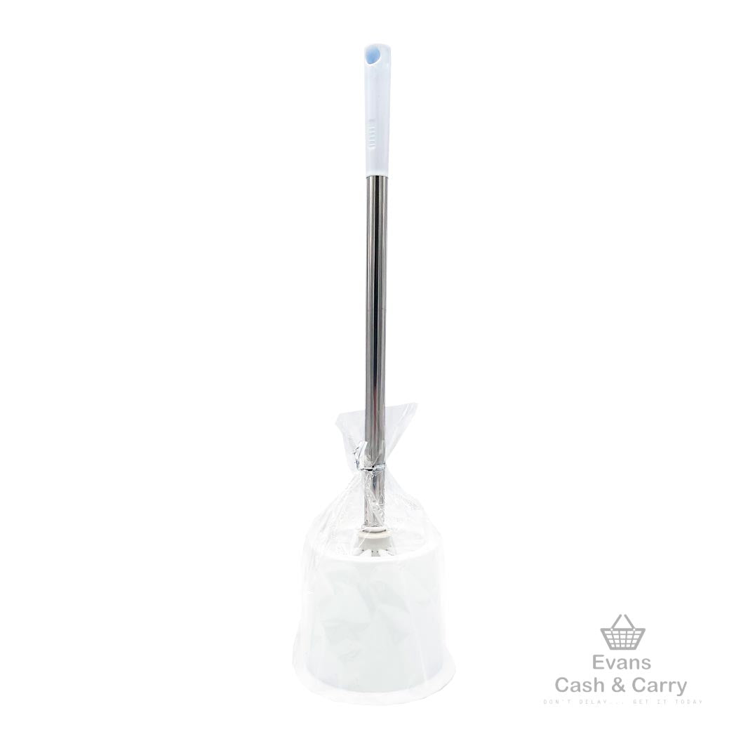 Toilet Brush and Holder - White