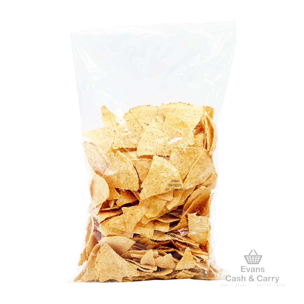 (BBE - 09/02/25) Salted Tortilla Chips (500g) (£1 Each / 2 for £1.80)