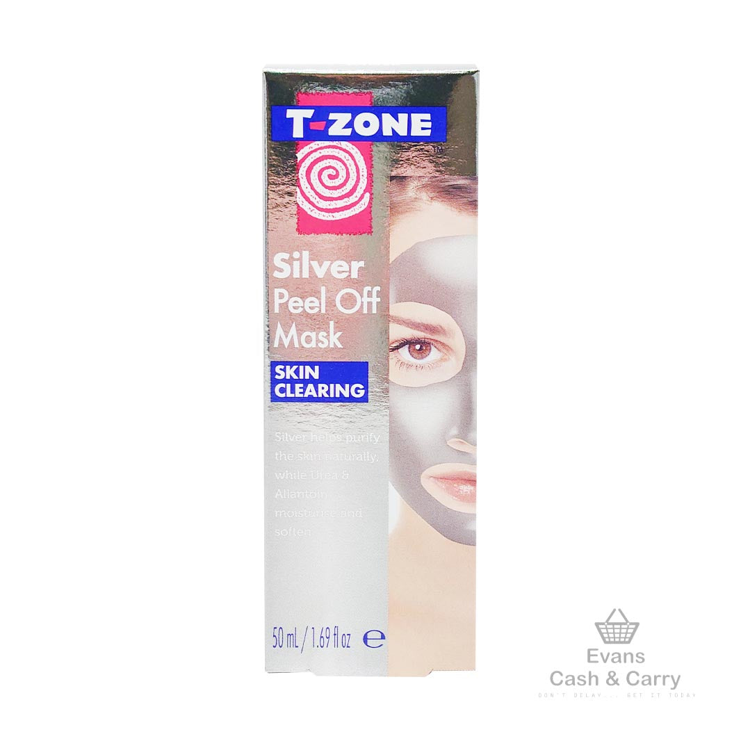 T-Zone Peel Off Mask - Silver (50ml) (£1.50 each / 2 for £2.50)