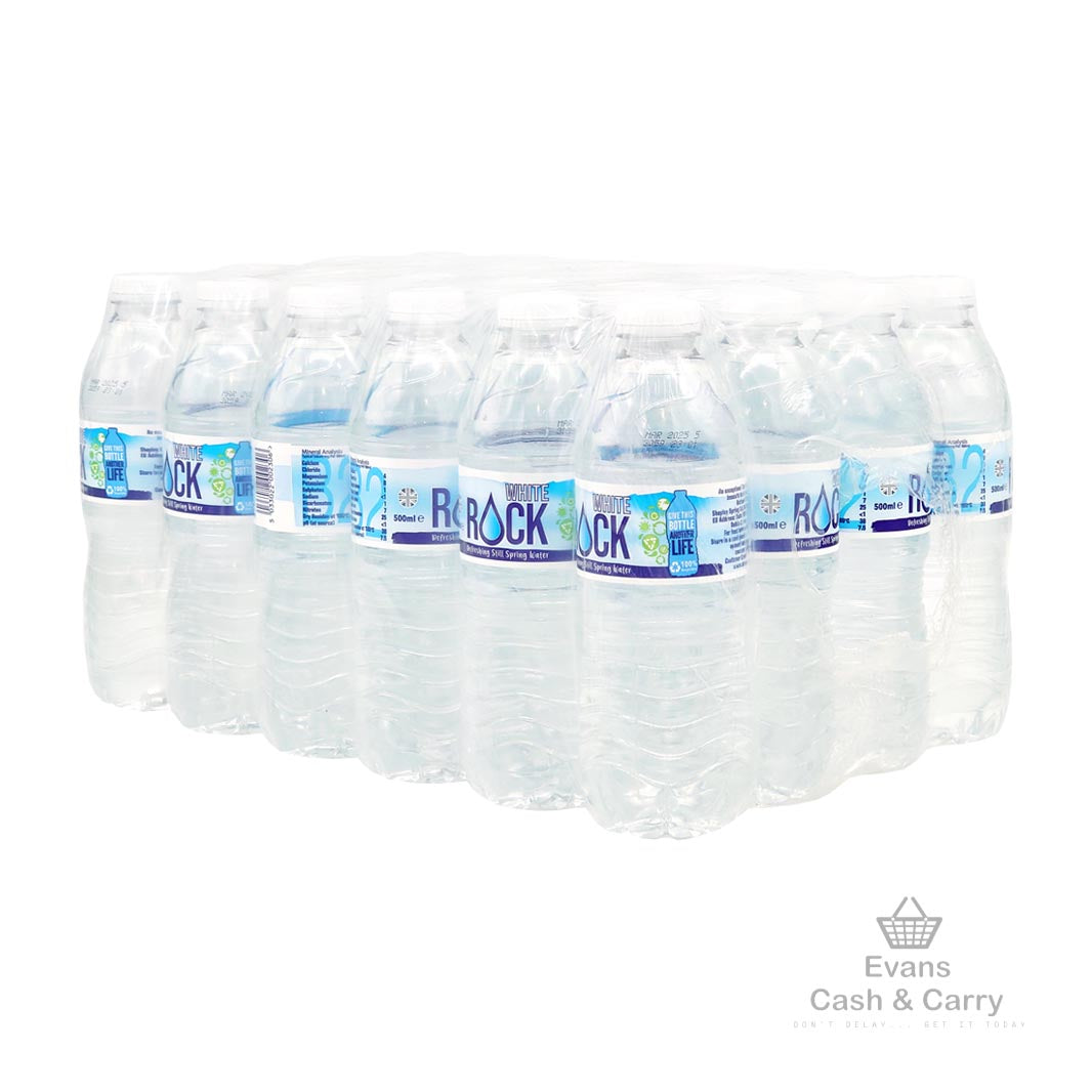 (BBE 03/27) White Rock Still Spring Water (24x500ml)