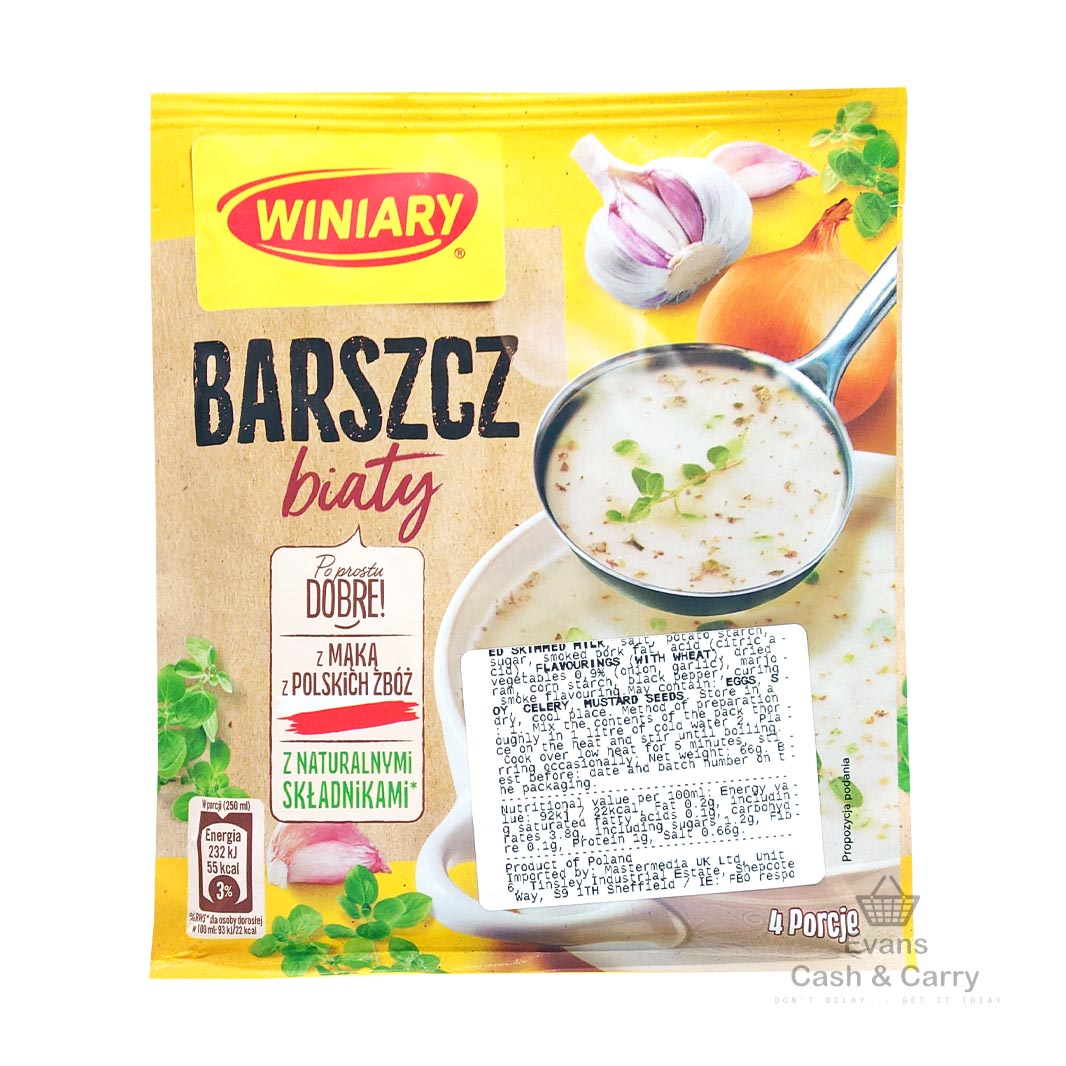 (BBE 03/25) Winiary Barszcz Biaty White borscht Soup (66g)