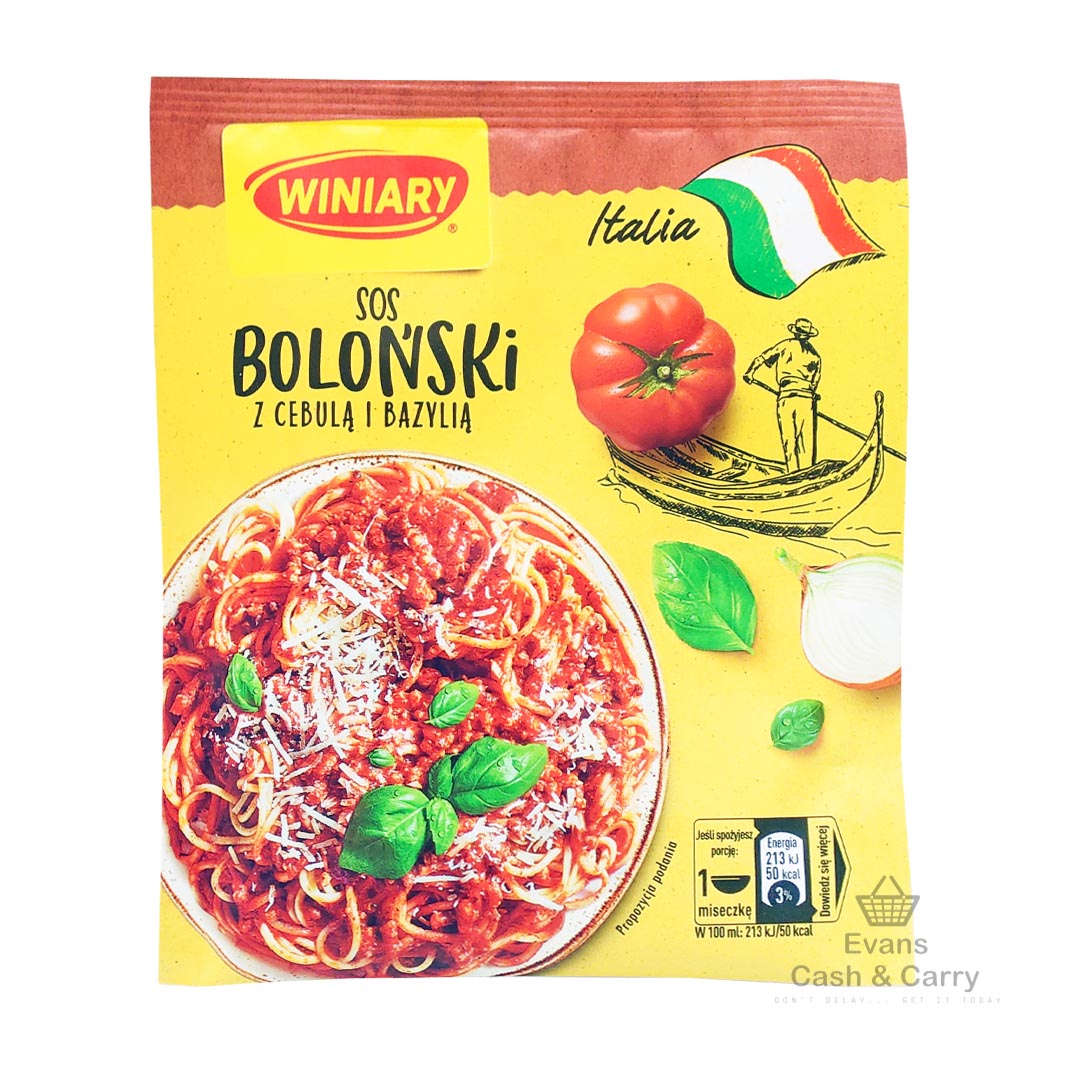 (BBE 08/24) Winiary Sos Bolonski z cebla i bazylia -  Bolognese Sauce (46g)