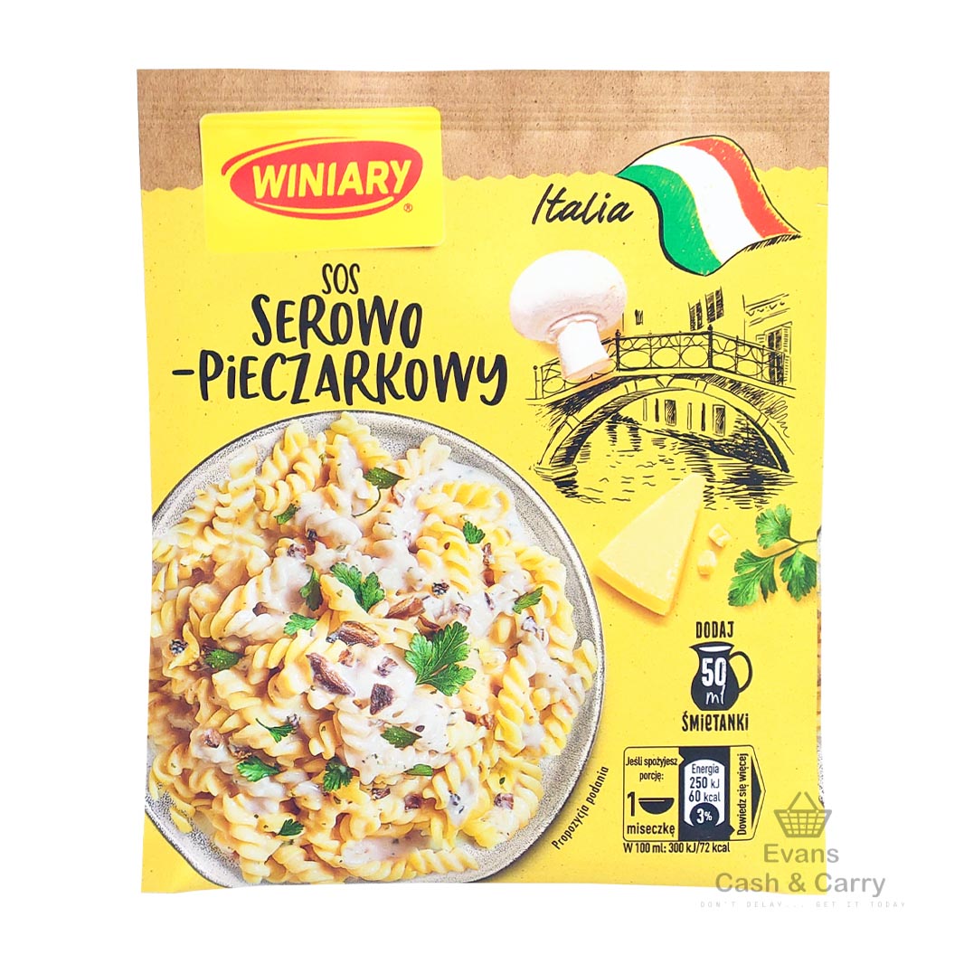 (BBE 08/24) Winiary Sos Serowo Pieczarkowy - Cheese and mushroom sauce (29g)