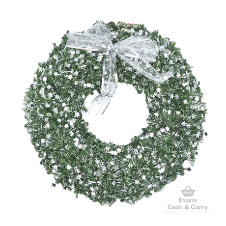 Luxury Tinsel Wreath (Assorted Colours)