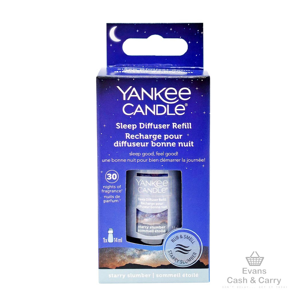 Yankee Sleep Diffuser Refill - Starry Slumber (14ml) (£3.50 each, 3 for £10)