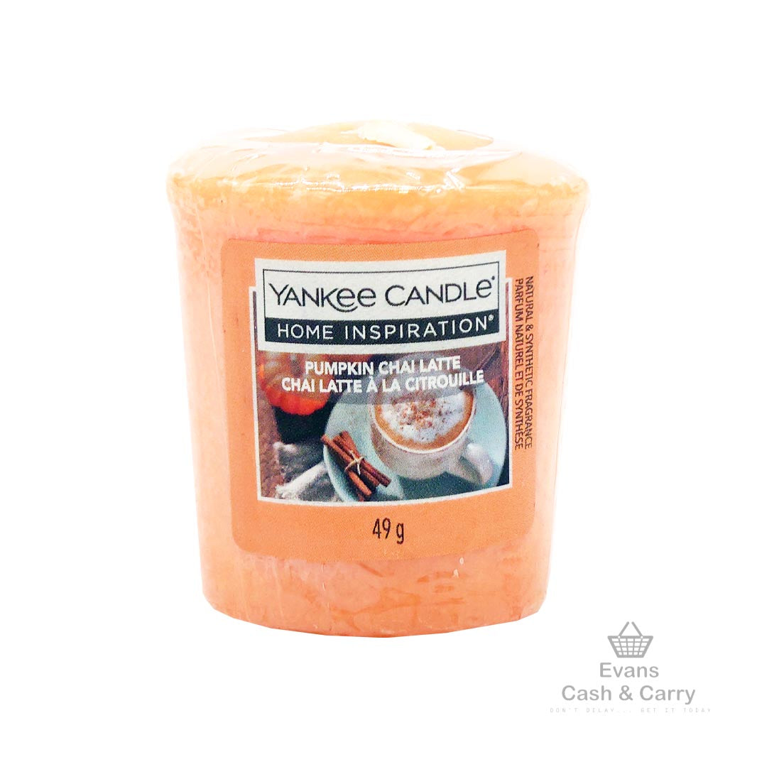 Yankee Votive Candle - Pumpkin Chai Latte (49g)