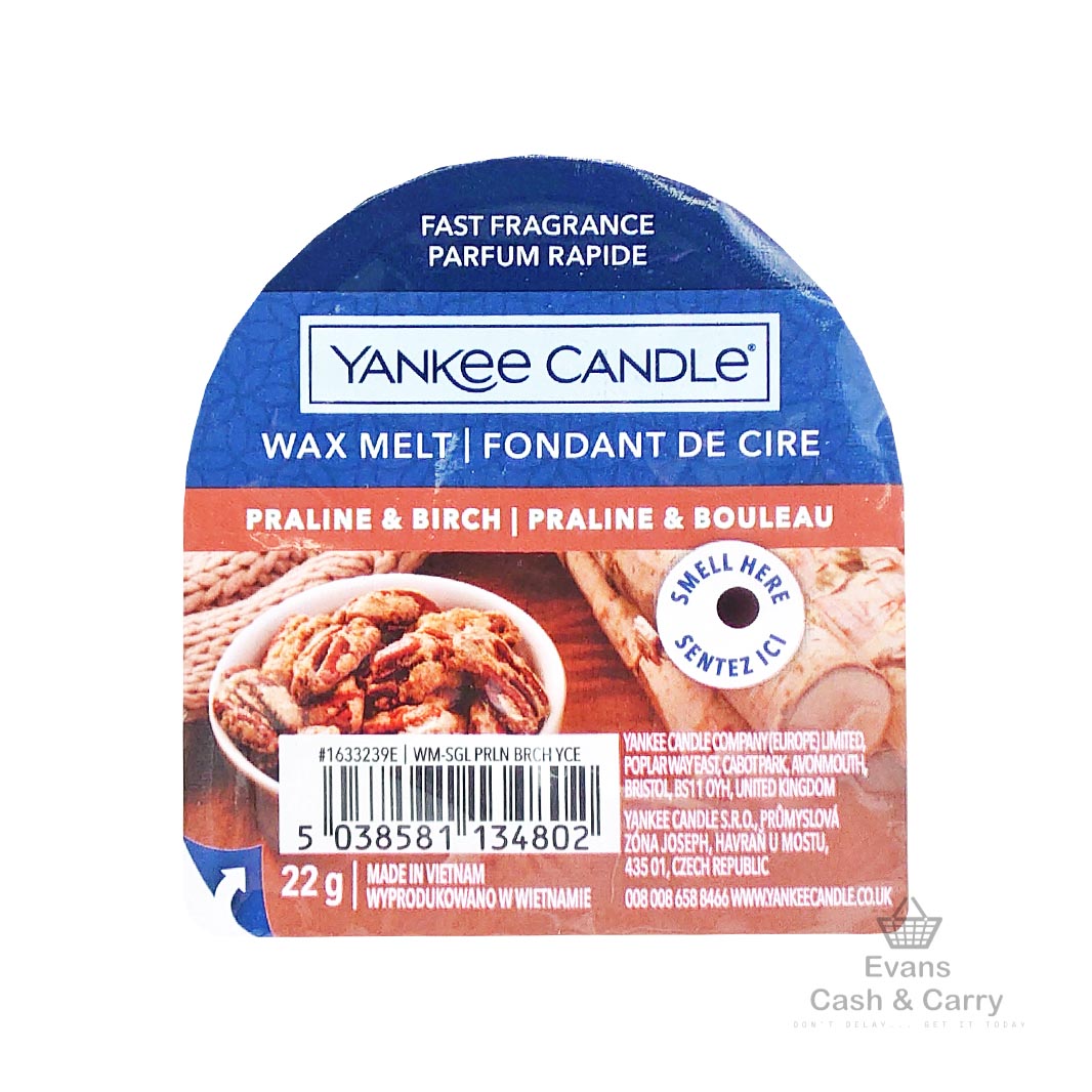 Yankee Candle Wax Melt - Praline & Birch