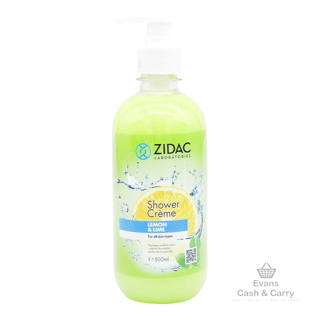 ZIDAC Shower Crème - Lemon & Lime (500ml)