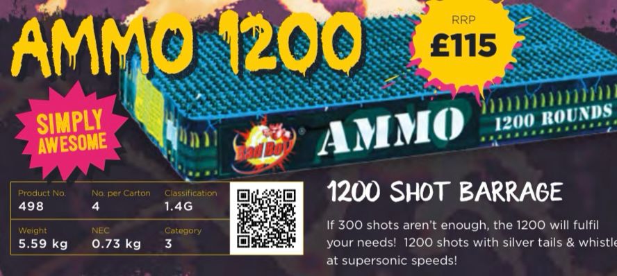 Ammo 1200 (IN-STORE / CLICK-&-COLLECT ONLY)