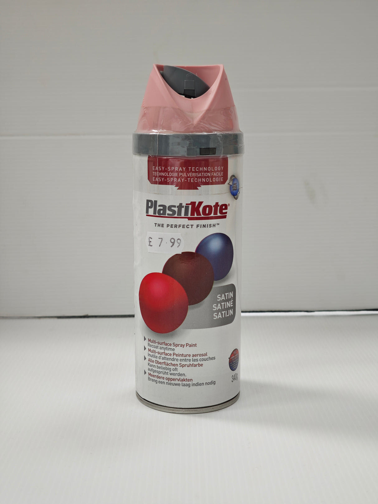 Plastikote MultiSurface Spray Paint - Satin (400ml)