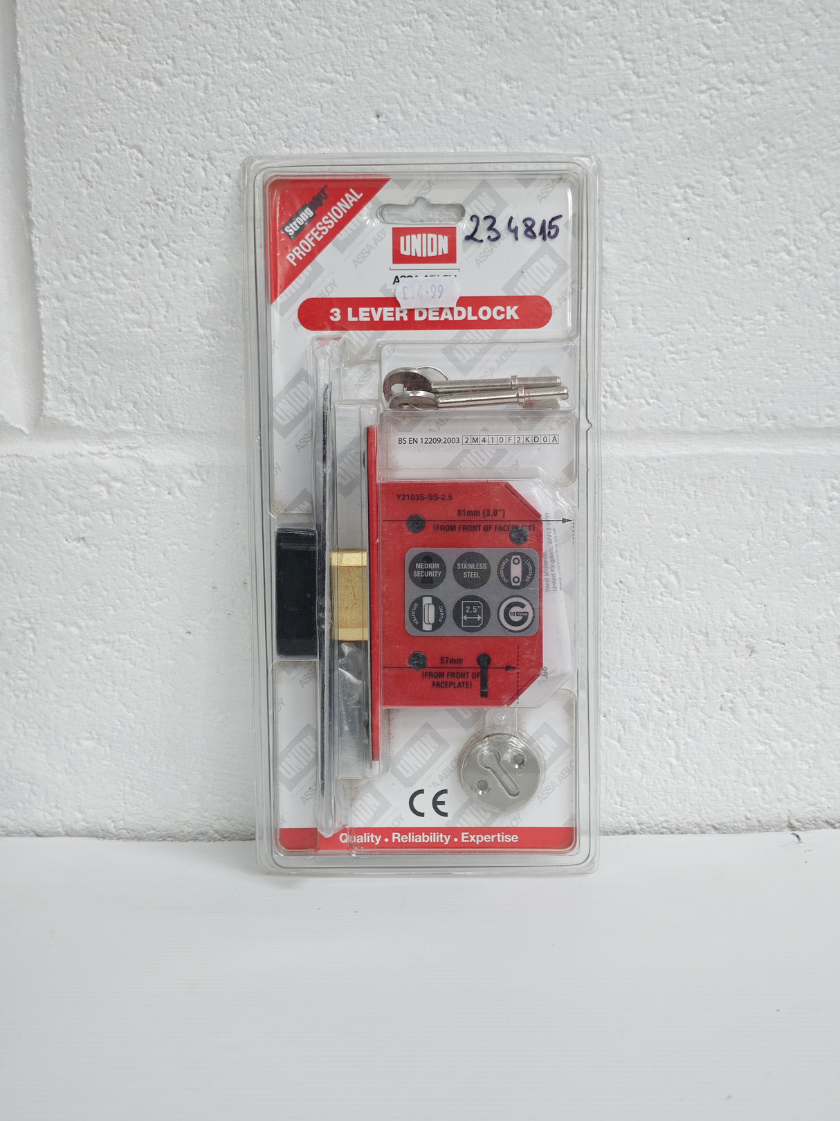 Union 3 lever deadlock
