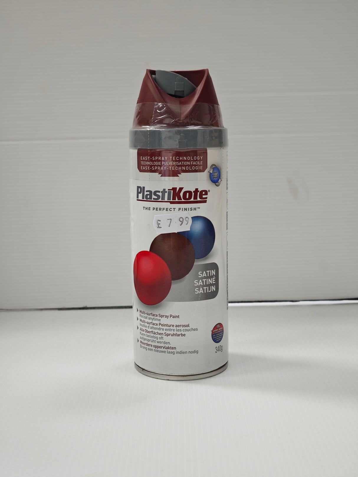 Plastikote MultiSurface Spray Paint - Satin (400ml)