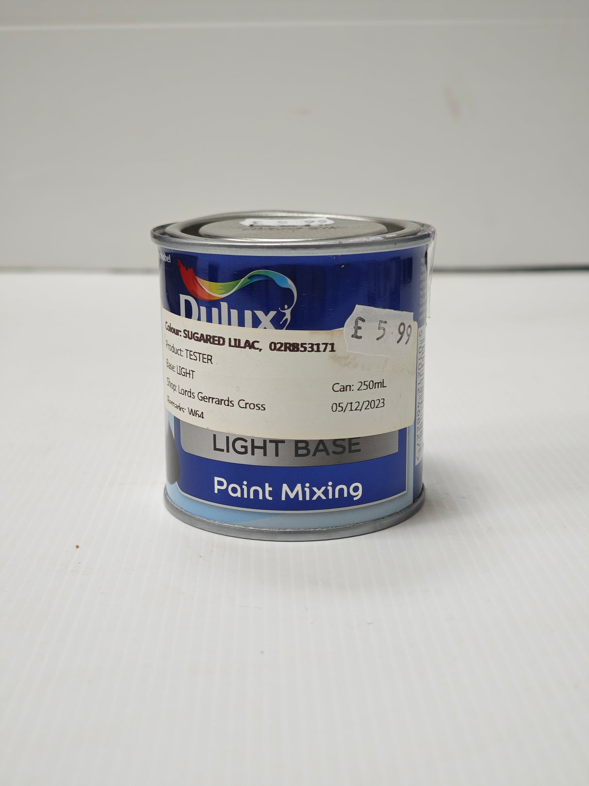 Dulux Light Base - Sugared Lilac (250ml)