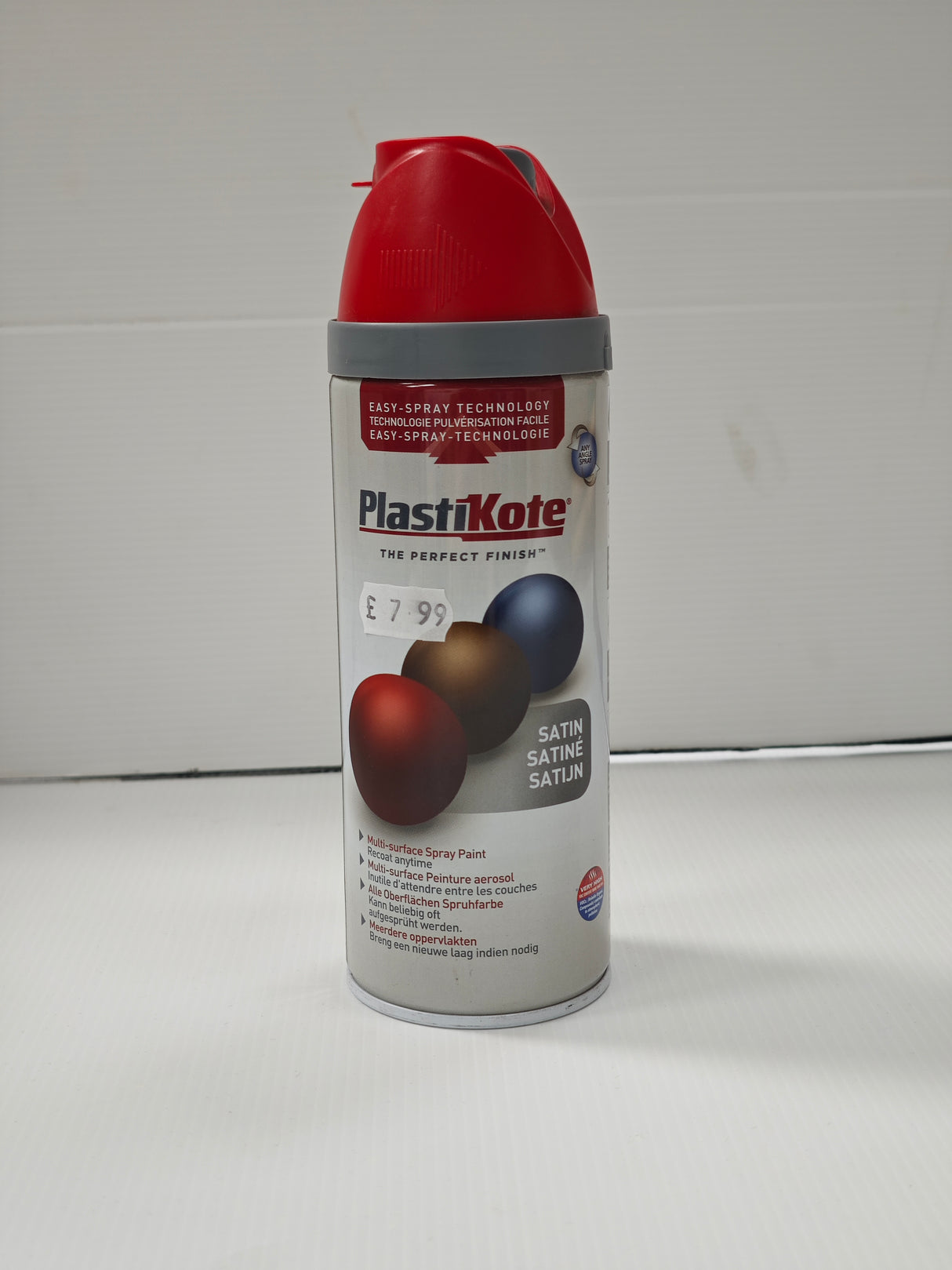 Plastikote MultiSurface Spray Paint - Satin (400ml)