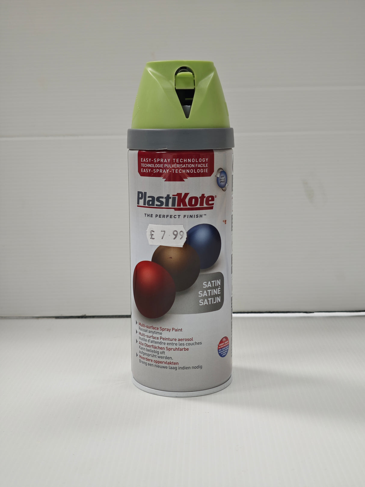 Plastikote MultiSurface Spray Paint - Satin (400ml)