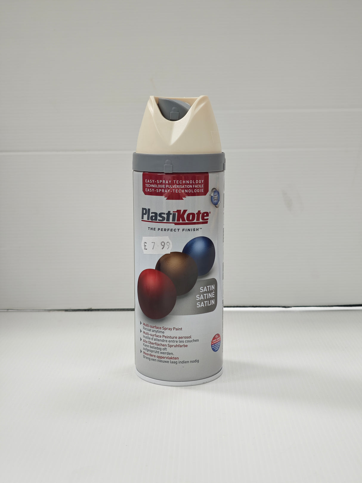 Plastikote MultiSurface Spray Paint - Satin (400ml)