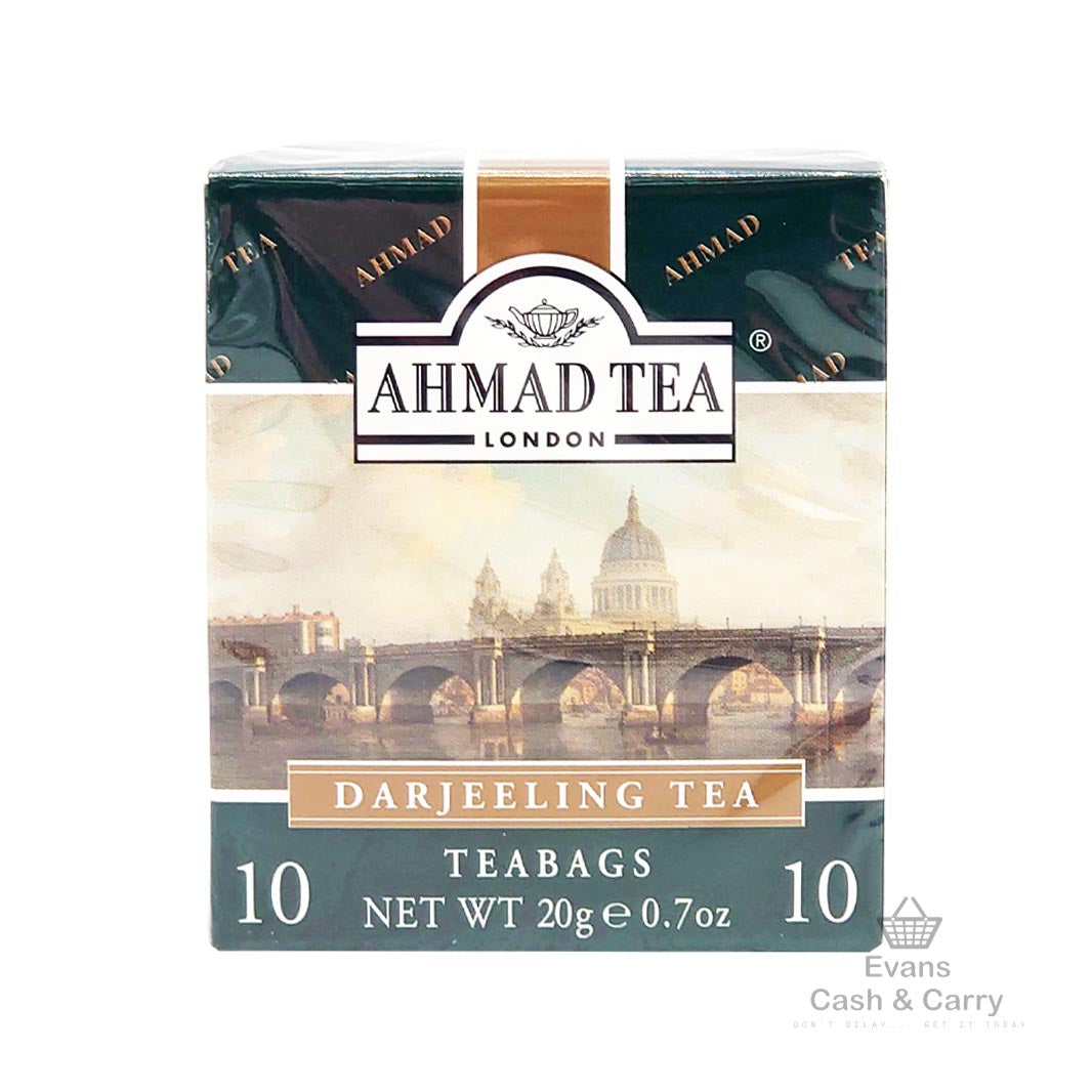 (BBE 02/23) Ahmad Tea Darjeeling Tea (10 Tea Bags)