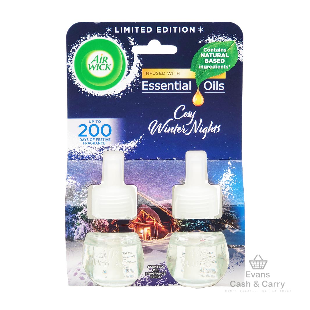 Airwick Cosy Winter Nights Twin Plug In Refills 2x19ml (£4.50 each or 2 for £8)