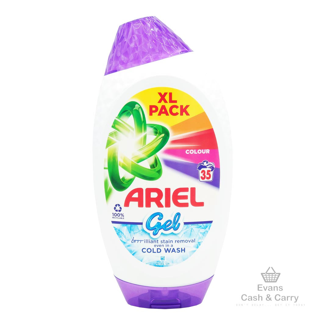 Ariel Colour Washing Liquid Laundry Detergent Gel XL Pack (35 Wash)